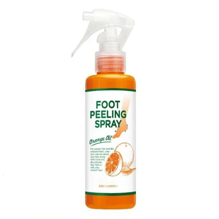 Footmedi Foot exfoliation spray to remove dead skin from feet elbows and knees remove calluses from soles