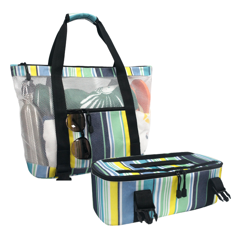 Large Capacity Beach Tote Picnic Cooler Bag