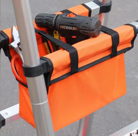 Sac de rangement pour outils de grande capacité, résistant à l'usure, sac de rangement portable pour le jardinage domestique, le bricolage