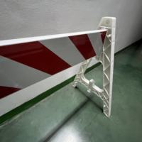Barrera de Tráfico Portátil de Plástico LUBA de 183 cm, Barrera Reflectante para Control de Multitudes, para Construcción de Carreteras y Seguridad