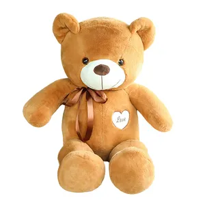 OEM Custom Made Kids Gift Plush Toy 60cm Soft Teddy Heart Bear Stuffed Toy