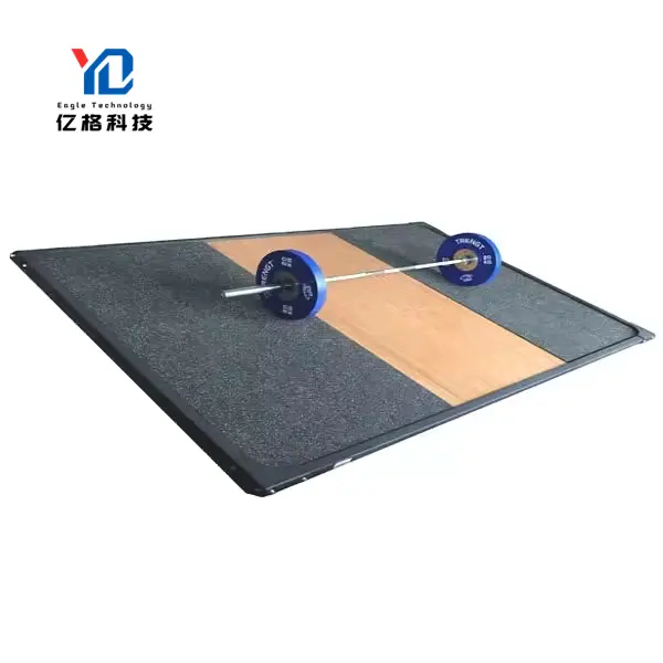 YG-GA172 YG Fitness Body building fitness gym equipment Fitness Weightlifting Mat Rectangular Weightlifting Platform