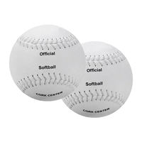 Fabricant de balles de softball d'entraînement en cuir blanc de haute qualité de 12 pouces, Tamanaco SB-120i, compétition de slowpitch, remplie de liège, couture plate