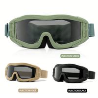 Yijia 2024 nouvelles lunettes d'entraînement tactiques chasse randonnée Airsoft tir attaque lunettes sécurité verre protection des yeux