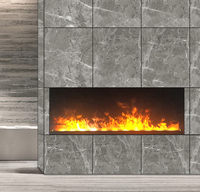 Cheminée électrique Inno-Fire de 36 pouces avec foyer coloré, vapeur d'eau et flamme 3D