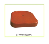 Chaise de stade moderne et robuste en panneau HDPE durable 2026, disponible en plusieurs couleurs, avec assise en plastique, pour gymnases, écoles, projets extérieurs et centres commerciaux
