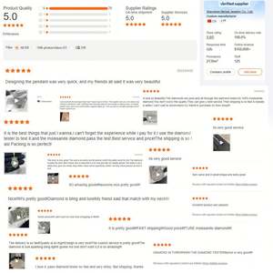 Lujoso collar de cadena cubana de Miami de oro sólido de 10K Hip Hop Trend Iced Out Moissanite Diamonds Charm - Product Image 6