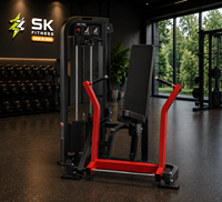 Machine de musculation professionnelle SK Commercial Seated Chest Press, équipement de musculation robuste pour les salles de sport professionnelles, les clubs et les centres de fitness.