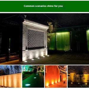 IP67 étanche en acier inoxydable <span class=keywords><strong>LED</strong></span> lampe souterraine éclairage de paysage extérieur intégré pour projecteur coloré de mur d'arbre - Product Image 6