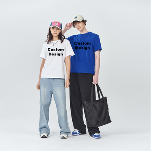 เสื้อยืดแขนสั้นผู้ชายสีพื้นผ้าถักทรงลำลองมีหลายสีให้เลือก - Product Image 4