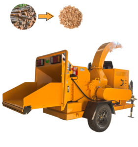 Broyeur de bois hydraulique pour tracteur PTO, déchiqueteuse de souches et de broussailles pour l'agriculture et la foresterie - Product Image 1