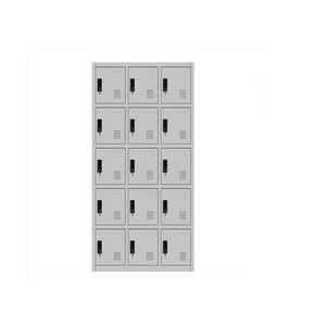 Lockable and Safe Storage Steel <b>Locker</b> 15 Compartment Workman <b>Lockers</b> - Product Image 3