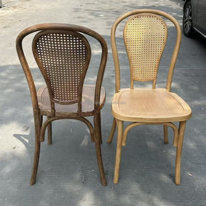 Factory Price Wooden Grain Finish Resin Plastic Rustic Style Wedding Event Banquet Outdoor Party Chair - Product Image 2