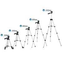 42 pouces Pliable En Aluminium Mobile Téléphone Trépied 3110 pour Appareil Photo Numérique Anneau Lumière Projecteur