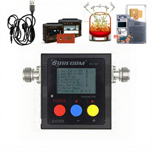 Walkie Talkie tần số mét, đứng sóng điện cho Walkie-Talkie ăng-ten xe 100-520MHz IP67 0-10km phạm vi - Product Image 3