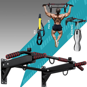 Wellshow <span class=keywords><strong>Sport</strong></span> 4 en 1 Barre de traction murale avec renfort pour les tractions et la suspension du sac de frappe - Product Image 5
