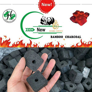 Sigma Best Bamboo Hookah Carbón de leña 2-3 horas Tiempo de combustión Sin humo Inodoro Bamboo Panda Carbón de leña 12kg - Product Image 1