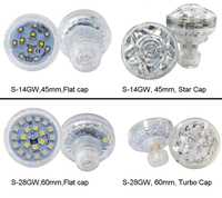 Luces de Punto LED RGBW Autoprogramables AC 24V 1-16 para Feriantes de Recintos Feriales y Carnavales, Iluminación de Atracciones de Plástico E14 60mm IP65