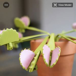 Clip de décoration artificielle en forme de Piège à mouches de Vénus imprimé en 3D - Product Image 4