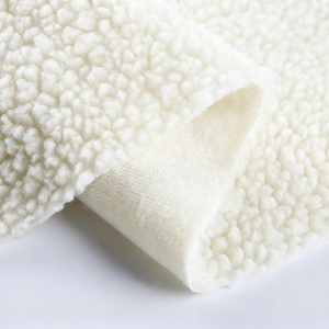 Tùy Chỉnh Đa Màu Rắn 100% Polyester <span class=keywords><strong>Sherpa</strong></span> Vải Sang Trọng Cho Đệm Gối Bao Gồm May Mặc Trang Trí Nội Thất Vải Mềm - Product Image 5