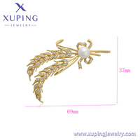 A00912296 Bijoux Xuping Broche Femme Plaqué Or Mode Plume Étoile Animal Fleur Papillon Ballerine Fille Broches
