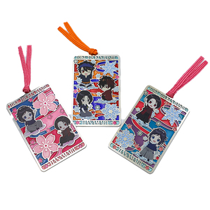 High Quality Museum Gift Bookshop Souvenir Gift Metal Brass Stainless Steel Hollow Out Enamel Stained Glass <b>Bookmark</b> with Tassel - Product Image 2