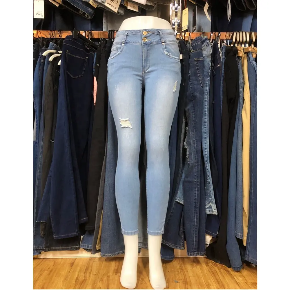 Quần Jean Cho Phụ Nữ Trung Quốc Nhà Máy Hàng Rất Nhiều Thiết Kế Mới Số Lượng Lớn Bán Buôn Ladies Jeans Quần Slim Fit Phụ Nữ Jeans Lô Hàng