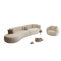Set Sofa dan Meja Kopi untuk Resepsi Bisnis, Modern Mewah, Kulit Sintetis, untuk Kantor, Hotel, Lobi, Vila, Tempat Duduk Tamu
