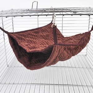 Hamac rectangulaire en flanelle amovible et lavable pour animaux de compagnie, pour furet, écureuil, hamster - Product Image 4
