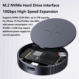 علبة SSD مع PD مغناطيسية M.<span class=keywords><strong>2</strong></span> 2230 NVMe، علبة SSD مغناطيسية، USB C 3.<span class=keywords><strong>2</strong></span> Gen2 إلى NVMe PCI-E لأجهزة آيفون 16 وماك بوك - Product Image 4