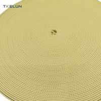15*3mm Aramid-Gurtband Hochfestes, Hitzebeständiges, Dehnungsarmes und Abriebfestes Gewebe für Gurtzeug, Fallschirme, Hebevorrichtungen und Outdoor-Rigging