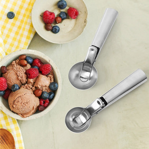 Cuchara para helado de acero inoxidable engrosada, flexible, de fácil desprendimiento, resistente, para uso doméstico - Product Image 2