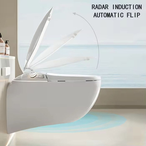 <span class=keywords><strong>WC</strong></span> intelligent électrique mural en céramique haut de gamme, forme œuf, suspendu, automatique, pour salle de bain - Product Image 5