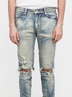 Djdiguan — jean déchiré slim pour hommes, denim, personnalisé, nouvelle collection