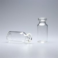 Flacons en verre borosilicate stériles (4R 16*45mm) prêts à l'emploi (RTU) avec bouchon en caoutchouc, nettoyés, stérilisés, emballés sous blister en plateau nid.