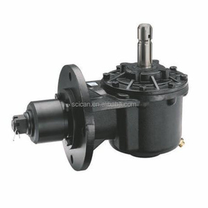 Máy cắt nông nghiệp hộp số 90 độ góc bên phải trang trại tốc độ giảm tốc hộp số gang Đỏ máy công cụ 38 mang + bánh + Hộp - Product Image 3