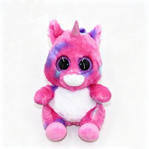 Peluche de unicornio personalizado, unicornio de peluche, unicornio de peluche con ojos grandes, unicornio de peluche rosa, unicornio de peluche brillante - Product Image 1