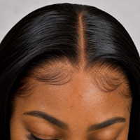 Perruque frontale en dentelle HD 13x6, forme M, avec dégradé Lagos, prête à porter, sans colle, cheveux vierges vietnamiens bruts ultra-lisses, densité 200%