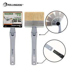 ROLLINGDOG PRO-Angle Top-Cut 2.5" 50-50 Flagged Tip/Hollow Filament Glossing Flat Indoor Decorating Wall House Paint Brush