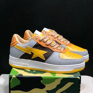 Calzado Deportivo Transpirable y Moderno de Piel Sintética - Zapatos Casuales de Estilo Bapees para Hombre, Populares y Originales, con Camuflaje de Algodón - Product Image 4