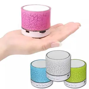 Mới Đến Ngoài Trời Di Động Đầy Màu Sắc LED Usb Âm Thanh Stereo Music Box Mini Loa Không Dây Crack Loa A9 Với Led Tf Usb - Product Image 1