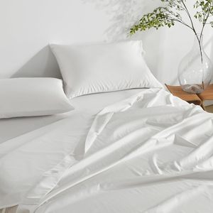 <span class=keywords><strong>Set</strong></span> copripiumino ipoallergenico in fibra di bambù 60S 300TC 100% viscosa di bambù per neonati, <span class=keywords><strong>set</strong></span> biancheria da letto con volant, <span class=keywords><strong>set</strong></span> per letto matrimoniale - Product Image 4