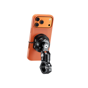Support de téléphone magnétique pour moto, rotation 3D, antichoc, en alliage d'aluminium, avec quatre verrous - Product Image 3