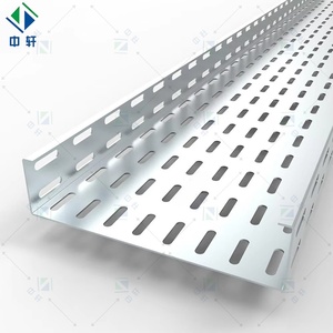 Fabricants d'usine Vente directe Plateaux de câbles Goulotte en <span class=keywords><strong>acier</strong></span> galvanisé Acheminement Construction industrielle Pose de câbles - Product Image 3