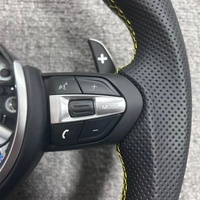 Volant de voiture en cuir noir M Sport le plus vendu pour BMW M3 F10 F30 F20 E90 F87 F15 F21 E71 M6 F80 M5 F01 E92 E87 F36 F16