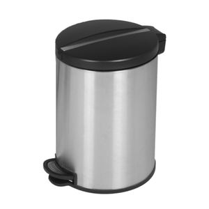 3L Indoor metal dustbin garbage bin kitchen mirror finishing mini home cabinet trash can