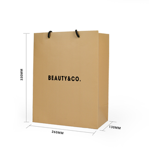 Bolsas de Regalo de Papel para Compras con Logotipo Personalizado, Bolsas de Mano de Lujo Reutilizables de Papel Kraft, Personalización de Bolsas de Papel - Product Image 2