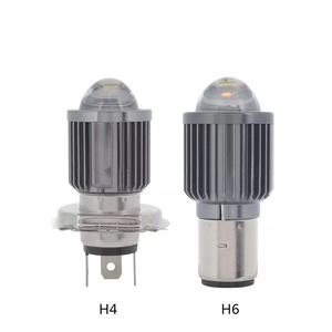 Faro Delantero LED de Luz Alta y Baja para Motocicleta BA20D H4 3000K 6000K, Accesorios para Scooter y Coche, 1 Lente, Luces Antiniebla, Mejora de Rendimiento - Product Image 2