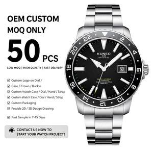 นาฬิกาข้อมือผู้ชาย OEM 43 มม. ระบบจักรกล สำหรับเครื่อง SW200-1 ของสวิส กระจกแซฟไฟร์ กันน้ำ 10ATM นาฬิกาดำน้ำอัตโนมัติ พร้อมวันที่และเข็มเรืองแสง - Product Image 1