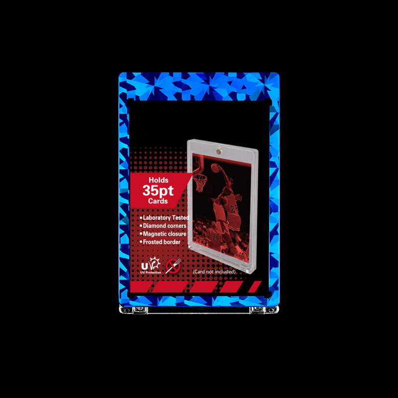 กระจกแตกสีฟ้า